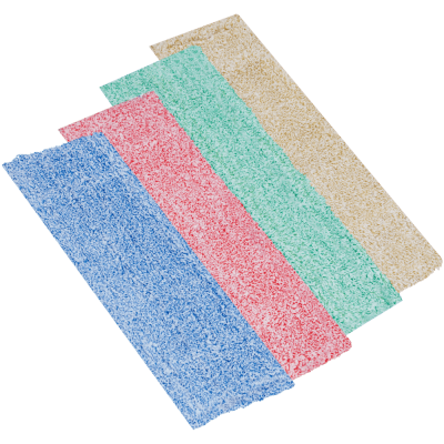 Set 4 rezerve mop plat microfibra 46x16 cm profesionale pentru zone diferite Okerman